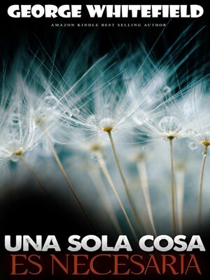 cover image of Una sola cosa es necesaria